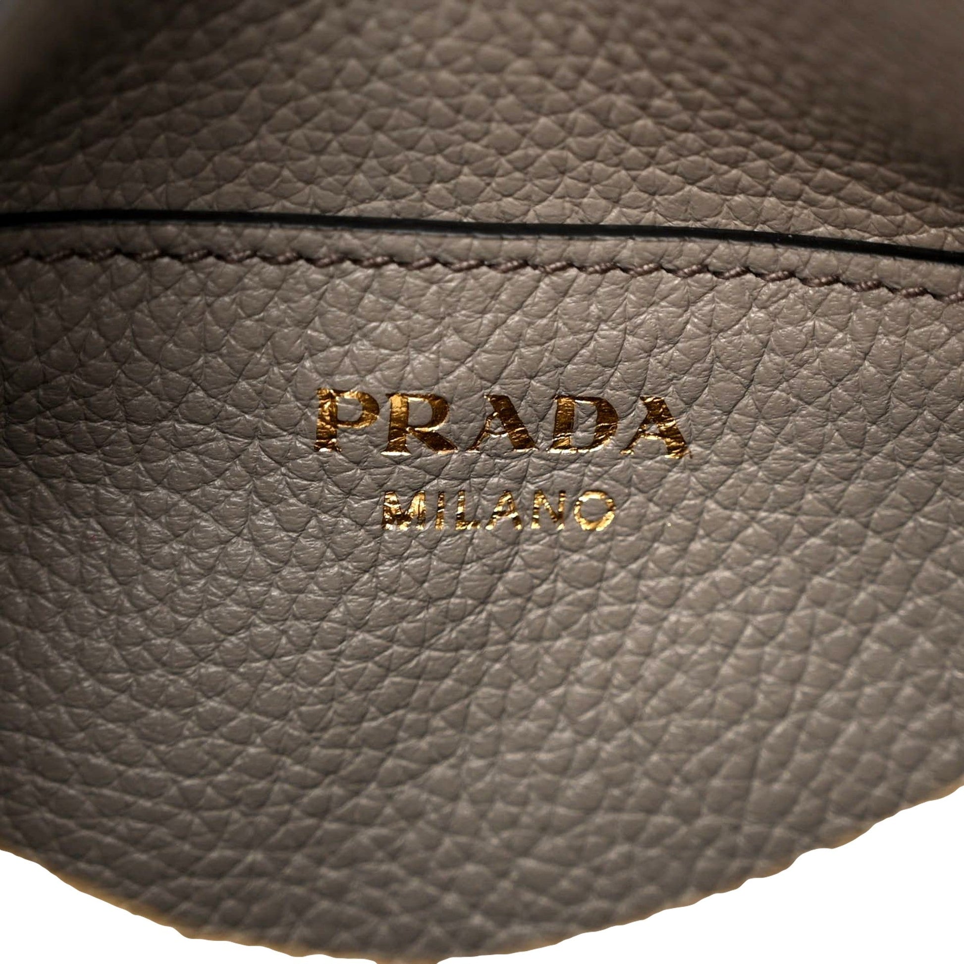 Prada Vitello Phenix Zippered Messenger Hobo Grey Leather Shoulder Bag -   Shop Bags LLC 