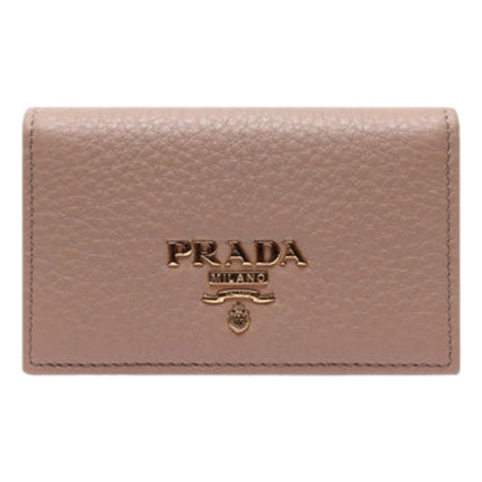 Prada Women's Vitello Grain Leather Card Case - Chic & Elegant -   Shop Bags LLC