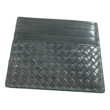 Prada Woven Leather Card Case Wallet - Elevate Your Style