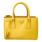 Prada's Galleria Small Tote in Sole Yellow -   Shop Bags LLC