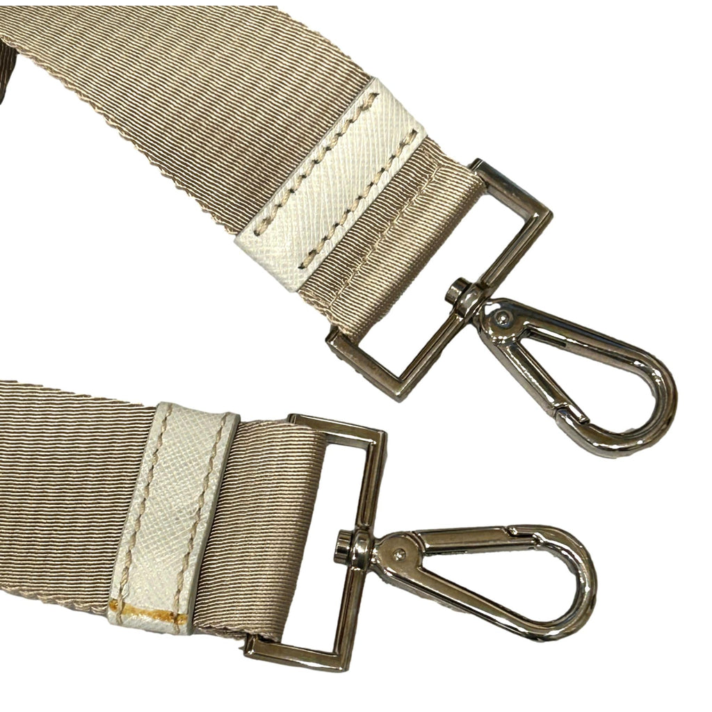 Prada’s Saffiano Leather Satchel in Ivory - Stylish & Practical Tote -   Shop Bags 