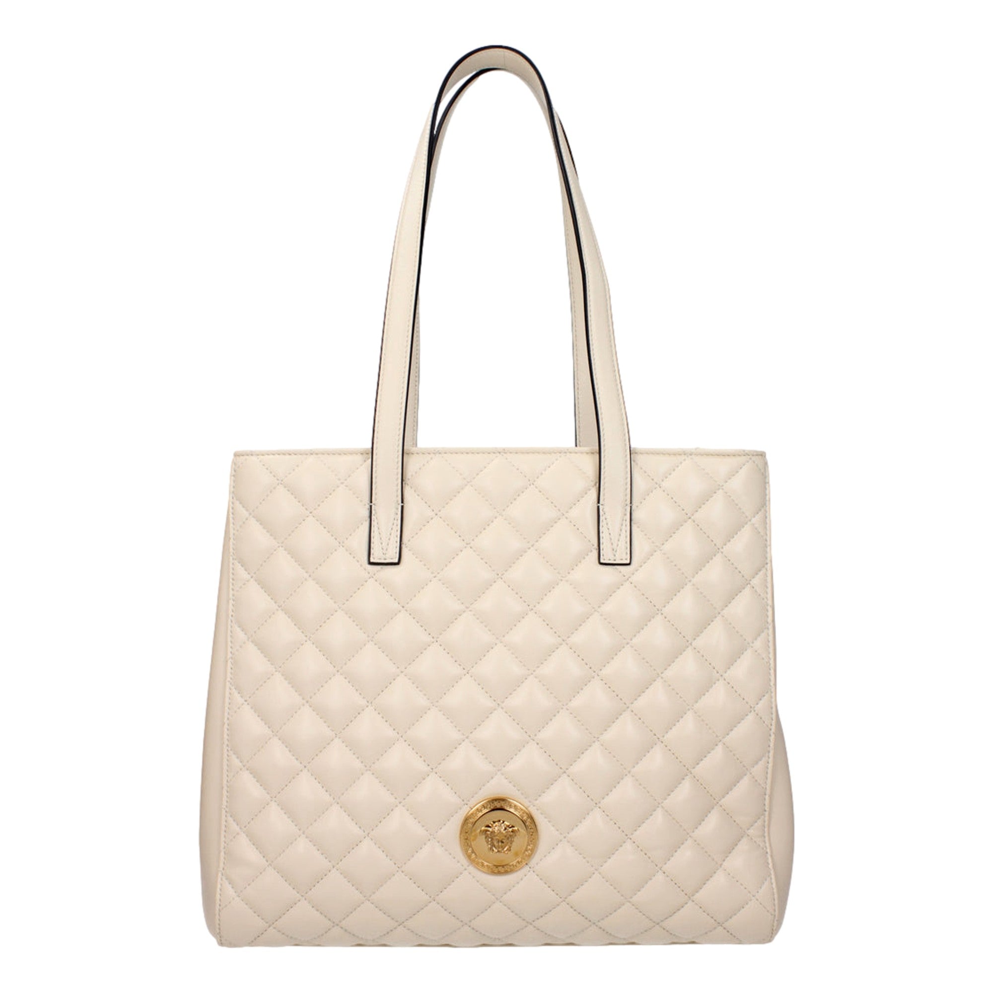 Versace Tote Bag - Shop Elegant Ivory Quilted Bags | Versace Bag