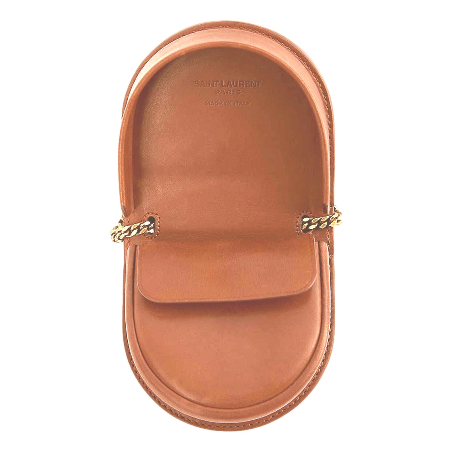 Saint Laurent Baby Kaia Satchel Brown Smooth Leather Micro Bag -   Shop Bags LLC 