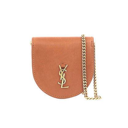 Saint Laurent Baby Kaia Satchel Brown Smooth Leather Micro Bag -   Shop Bags LLC 