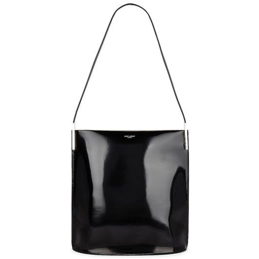 Saint Laurent Black Patent Tote Bag Durable Elegance Redefined