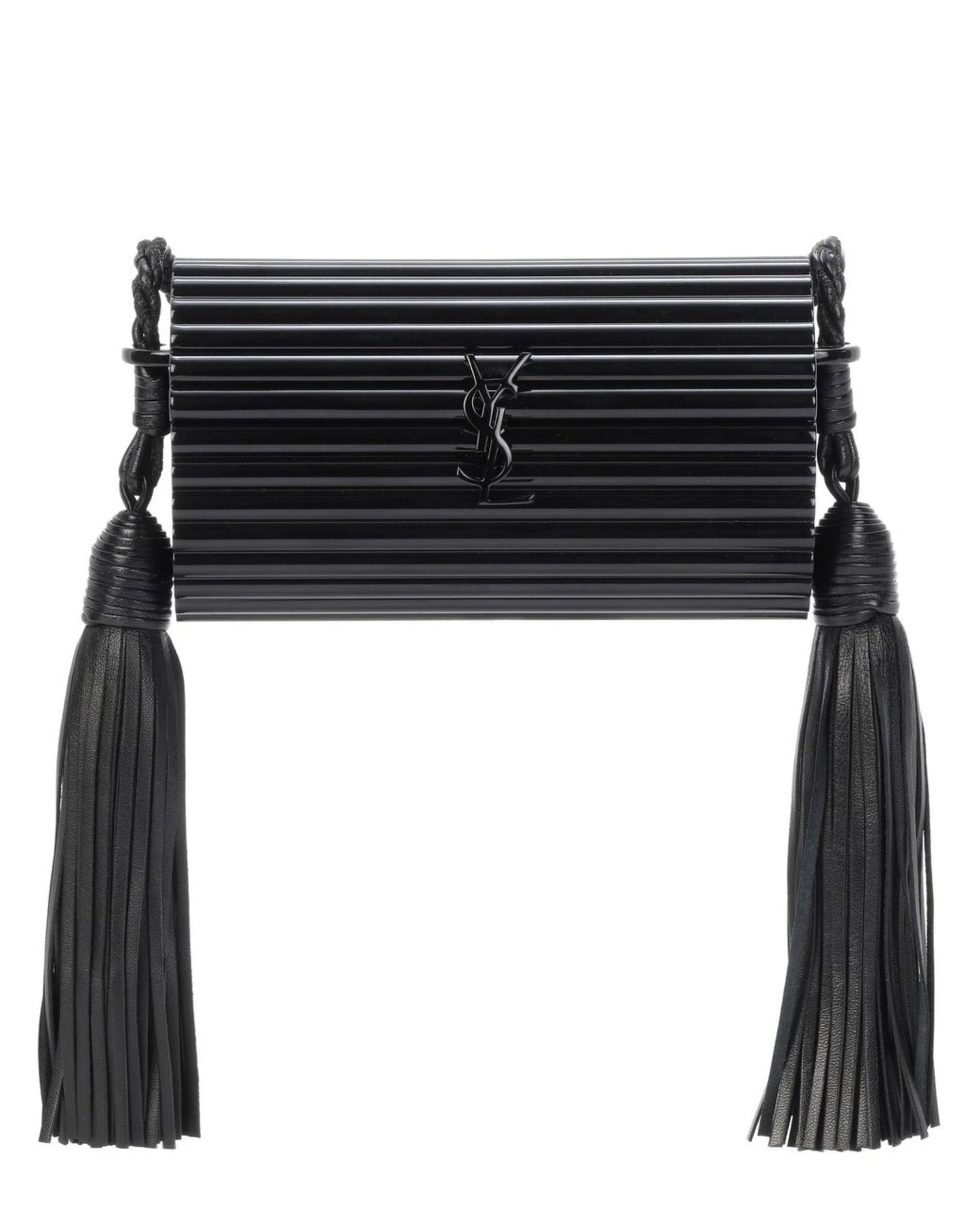 Saint Laurent Black Plexiglass Opium Box Bag - Luxury & Elegance -   Shop Bags LLC 