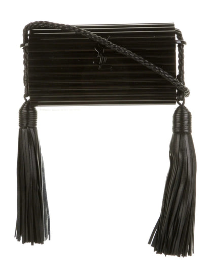 Saint Laurent Black Plexiglass Opium Box Bag - Luxury & Elegance -   Shop Bags LLC 
