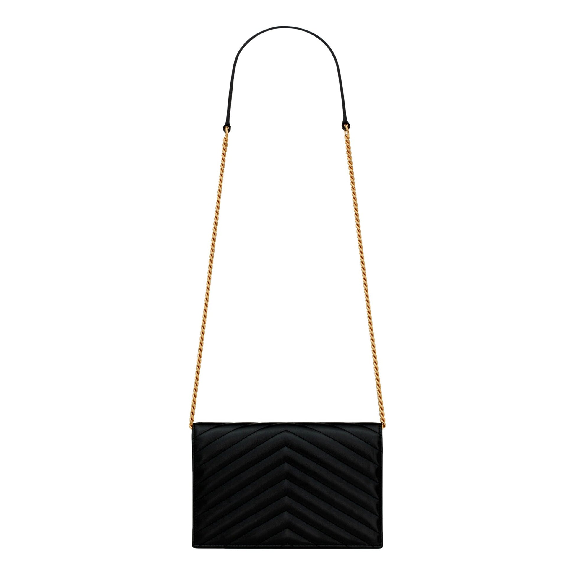 Saint Laurent Cassandre Envelope Chain Crossbody Bag -   Shop Bags LLC 