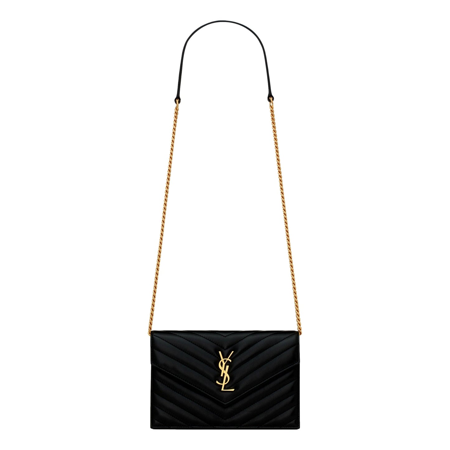 Saint Laurent Cassandre Envelope Chain Crossbody Bag -   Shop Bags LLC 