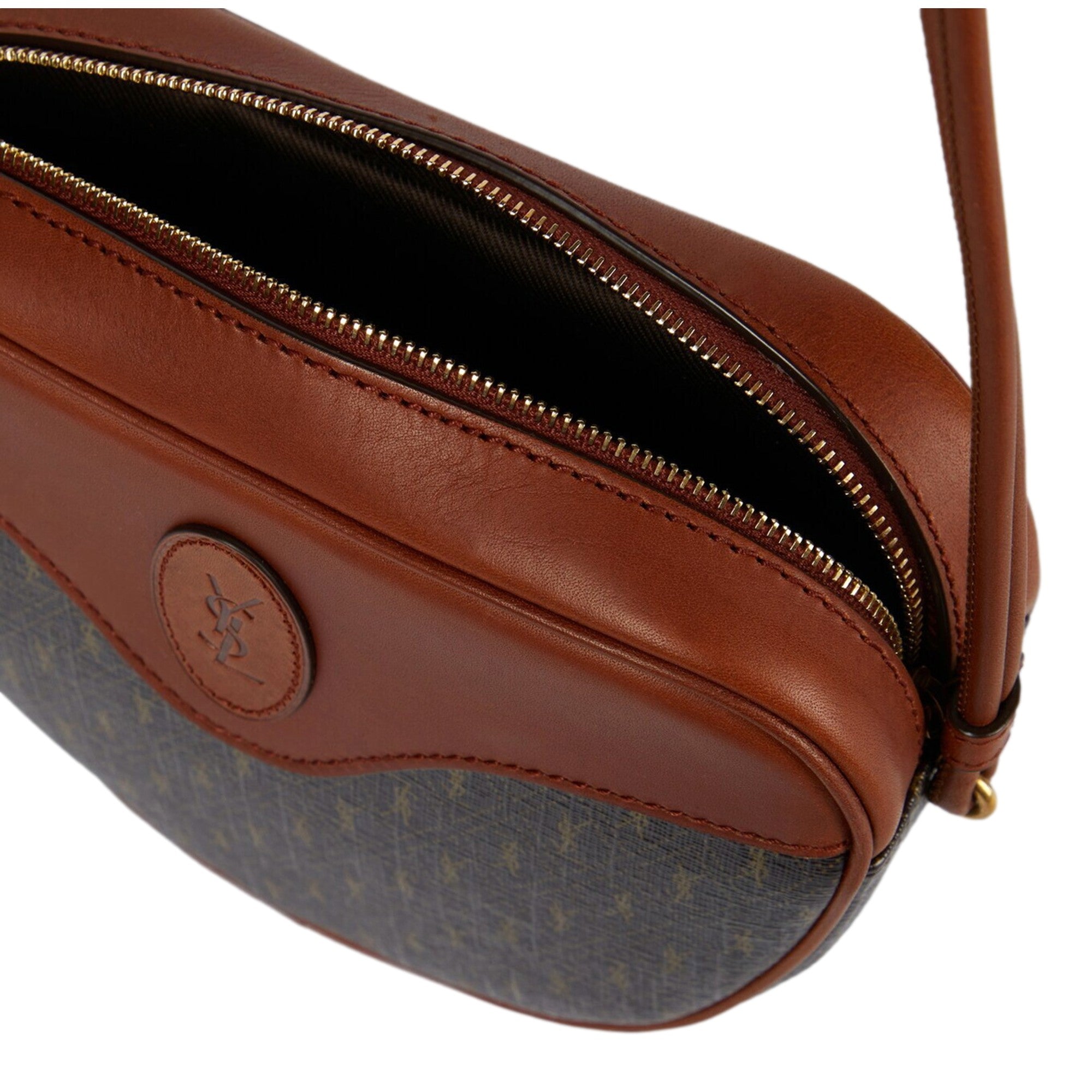 Saint Laurent Coeur Monogram Brown Canvas - Chic Crossbody Luxury -   Shop Bags LLC 