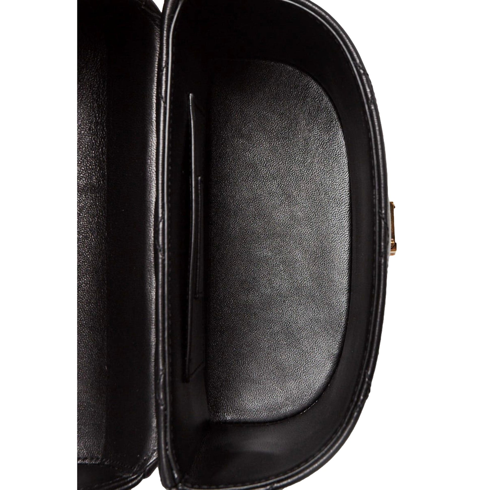 Saint Laurent June Leather Quilted Box Crossbody Bag Black -   Shop Bags LLC 