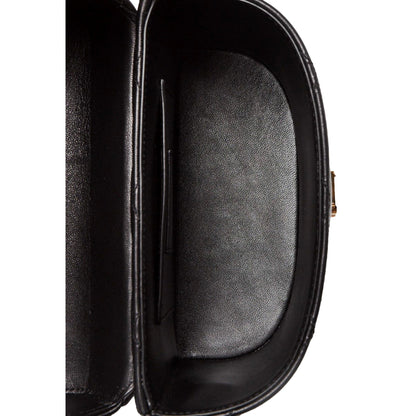 Saint Laurent June Leather Quilted Box Crossbody Bag Black -   Shop Bags LLC 