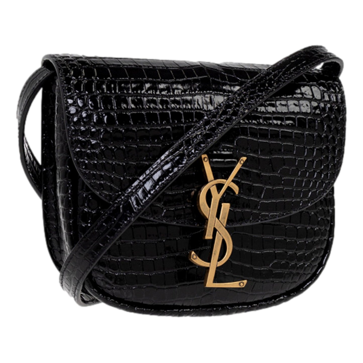 Saint Laurent Kaia Croc Bag - Luxury Crossbody for Everyday Style -   Shop Bags LLC 