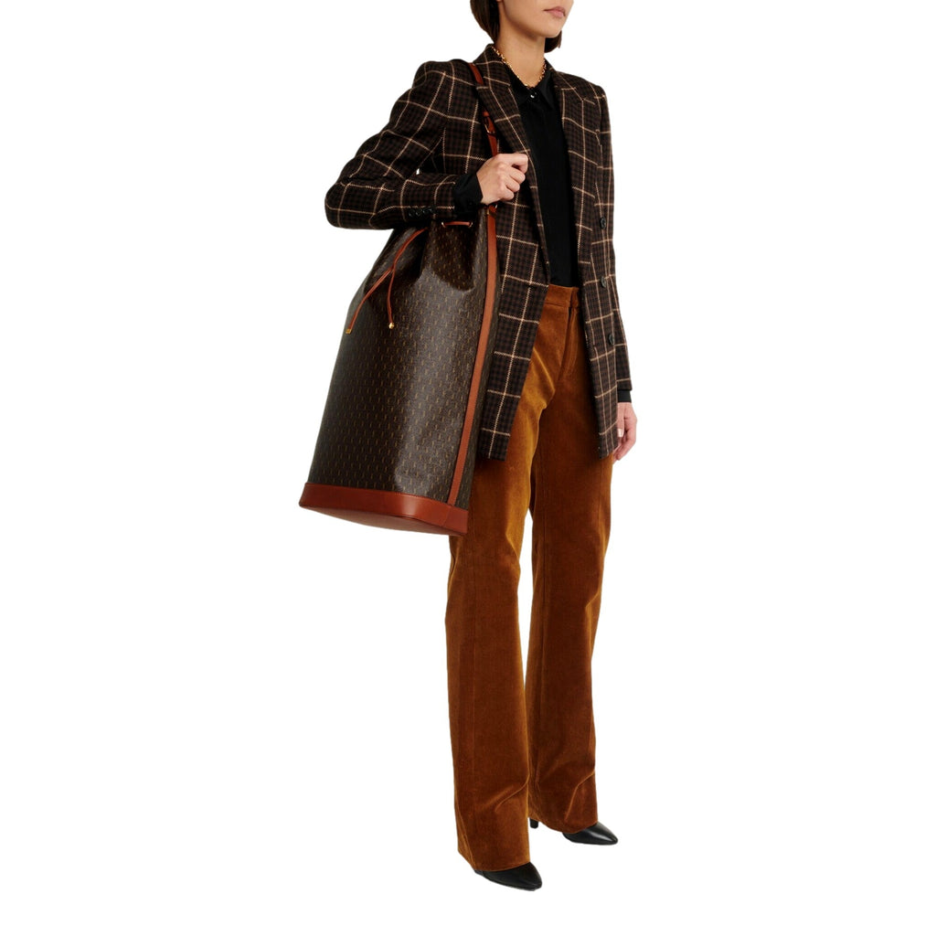 Saint Laurent Le Monogramme Coated Canvas Bucket Bag - Shop Now -   Shop Bags LLC 