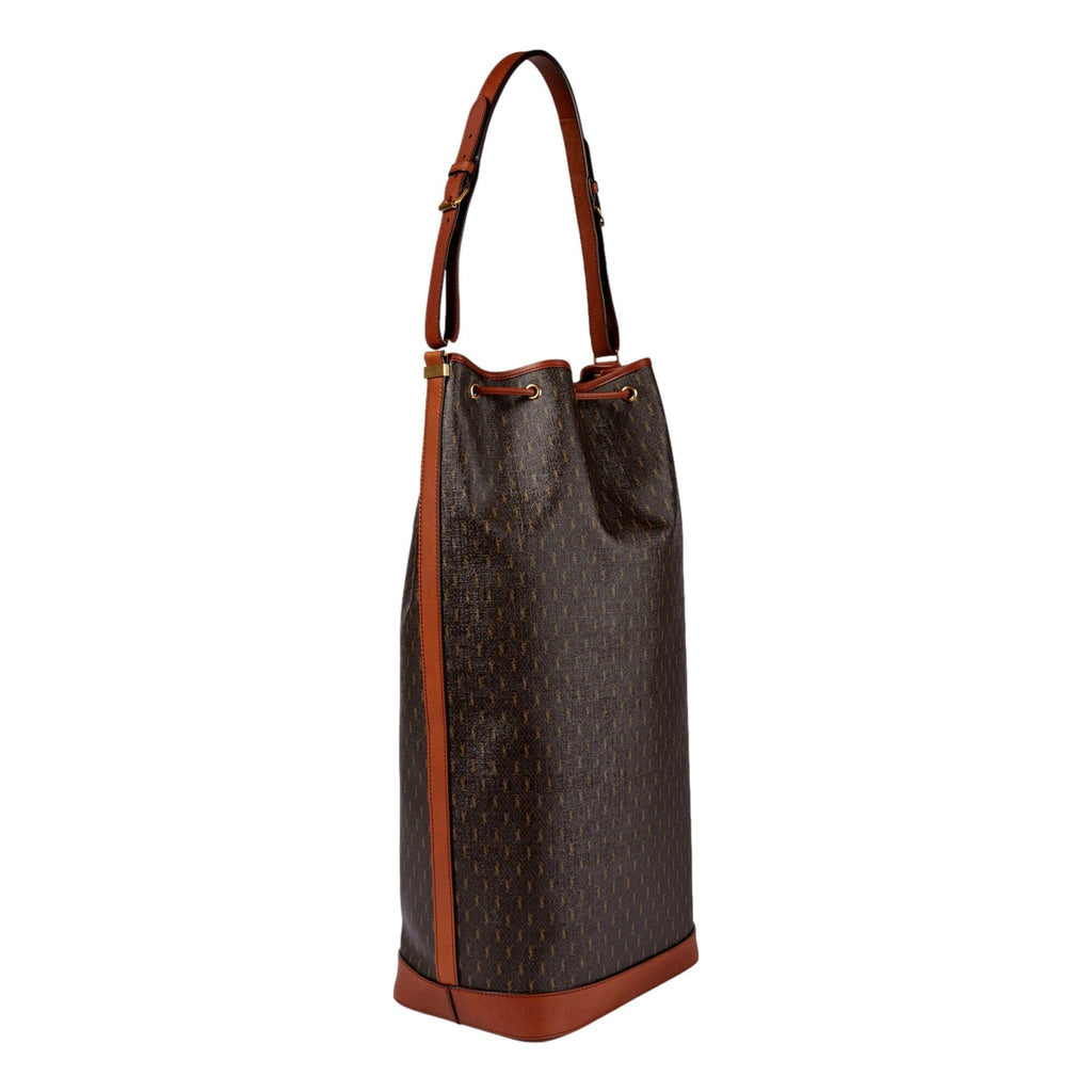 Saint Laurent Le Monogramme Coated Canvas Bucket Bag - Shop Now -   Shop Bags LLC 