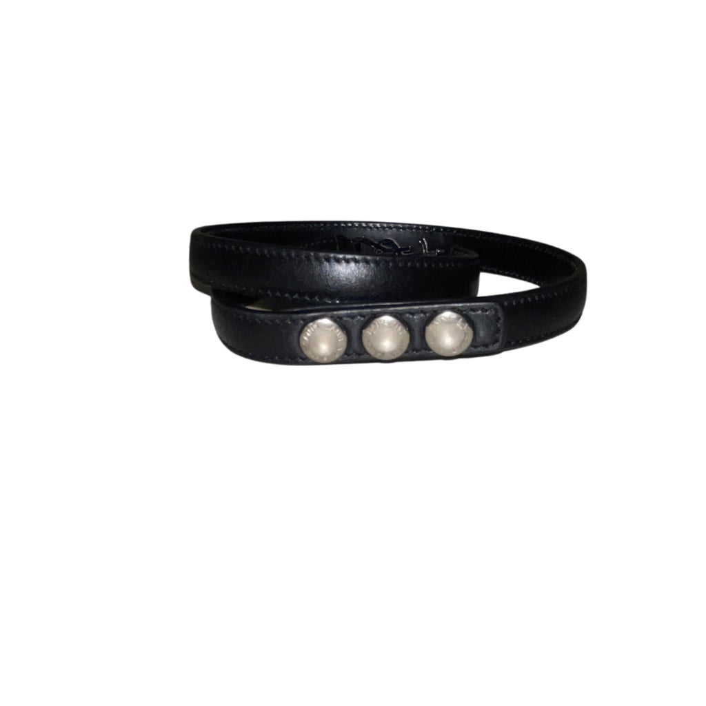 Saint Laurent Leather Wrap Bracelet - Iconic YSL Logo & Timeless Style -  