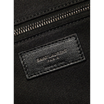Saint Laurent Miles Black Leather Duffel - Stylish & Functional Bag -   Shop Bags LLC