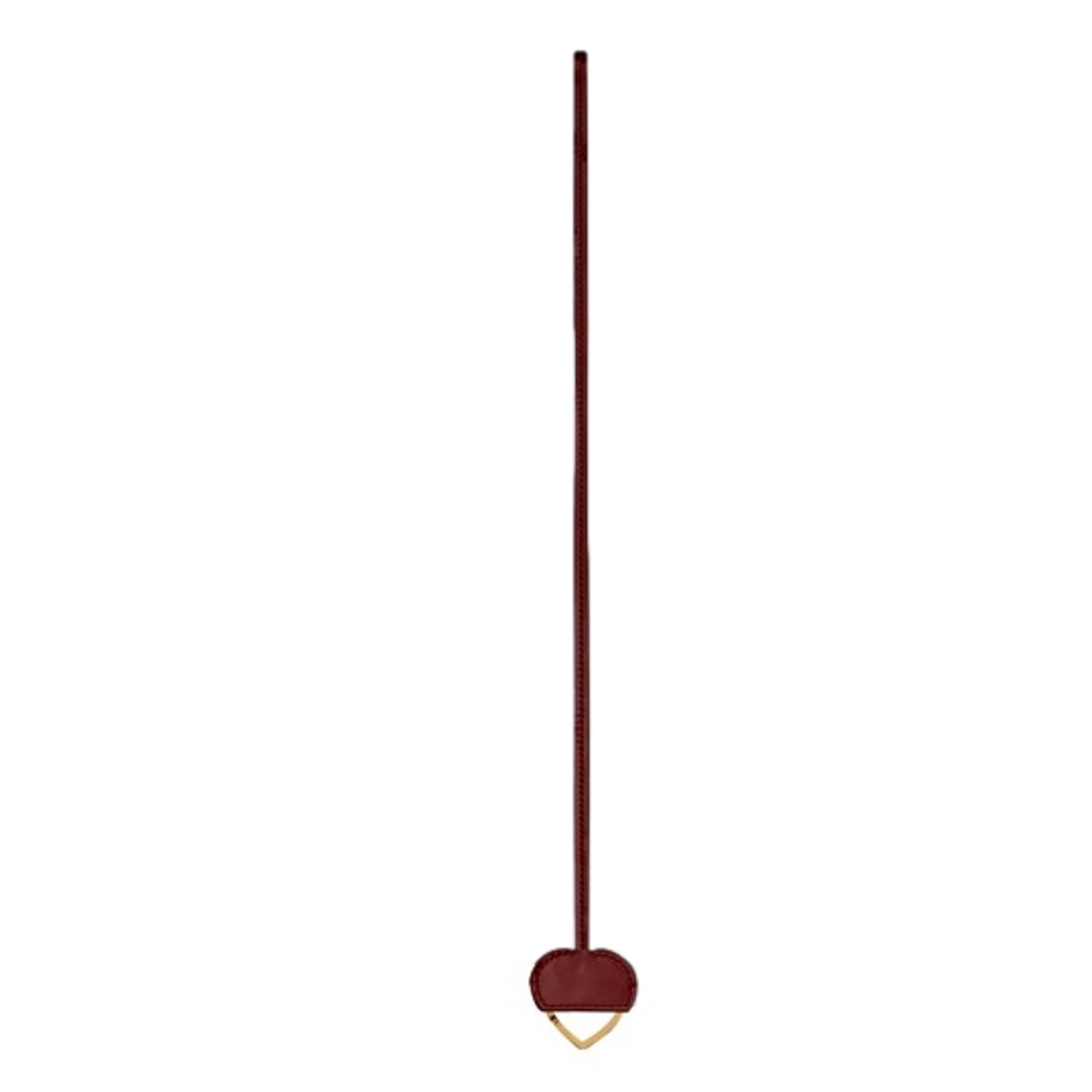 Saint Laurent Opyum Red Patent Leather Heart Keyring Necklace -   Shop Bags 