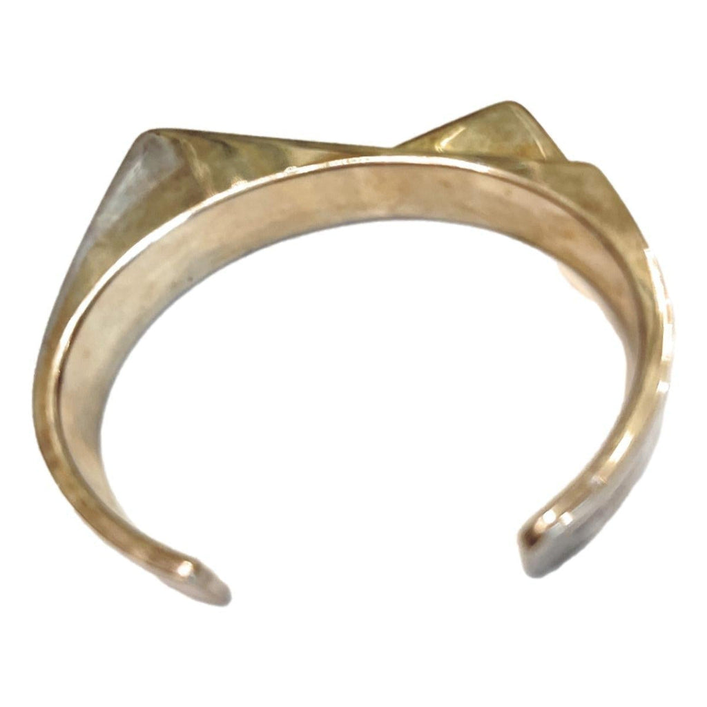 Saint Laurent Oxidized Silver Bracelet – Stylish Open Cuff Accessory -   Shop Bags LLC