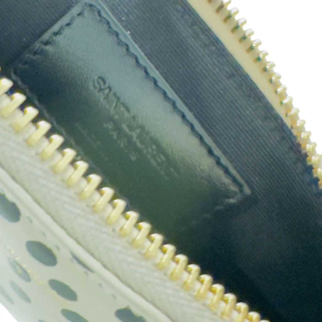 Saint Laurent Small Pouch, Shop Bags: Polka Dot Leather Elegance -   Shop Bags LLC 