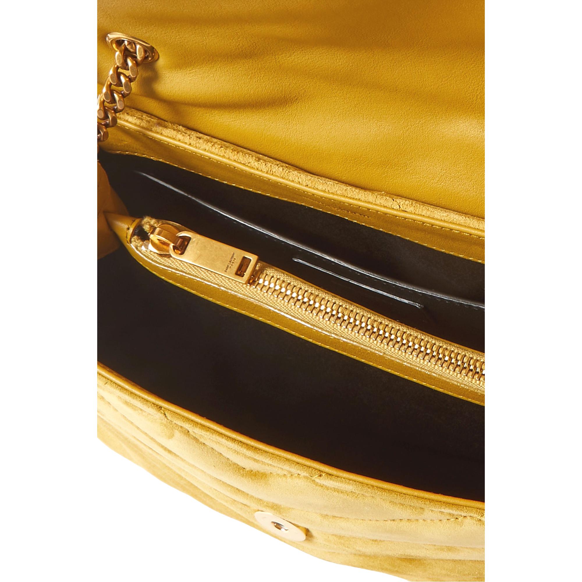 Saint Laurent Suede Medium Shoulder Bag: Chic & Versatile Style -   Shop Bags 