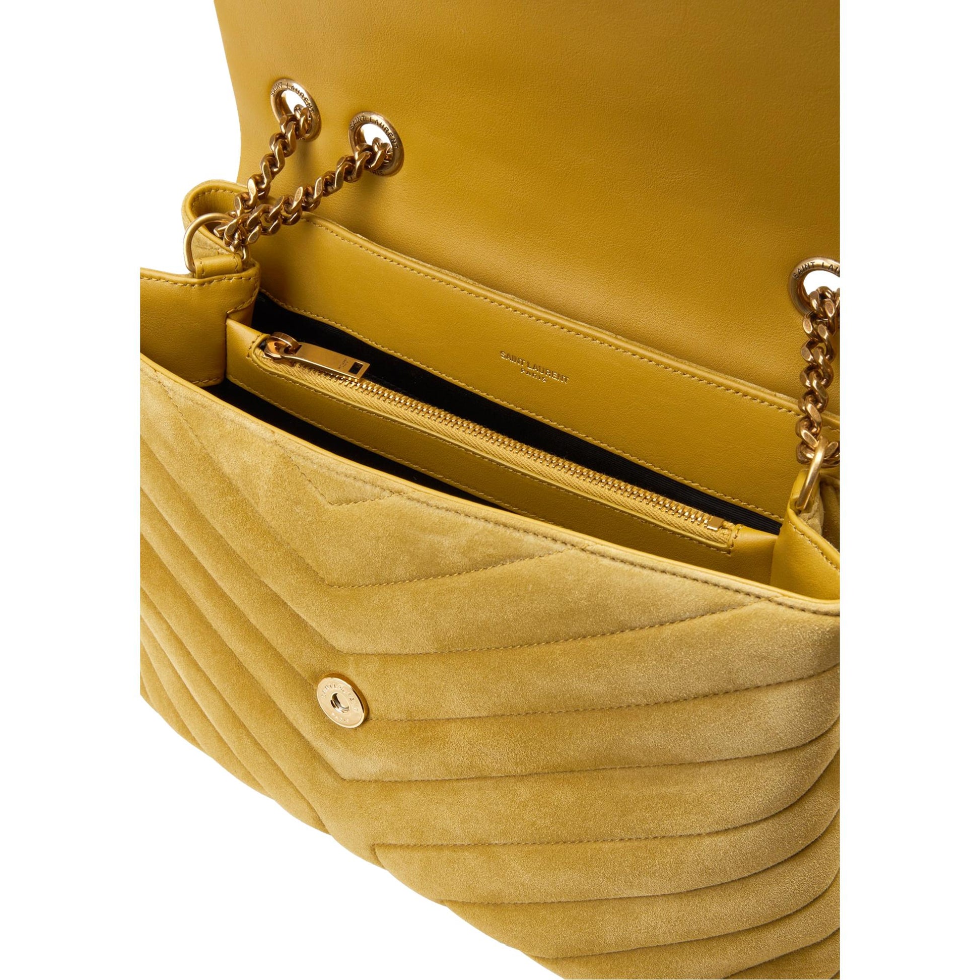 Saint Laurent Suede Medium Shoulder Bag: Chic & Versatile Style -   Shop Bags 