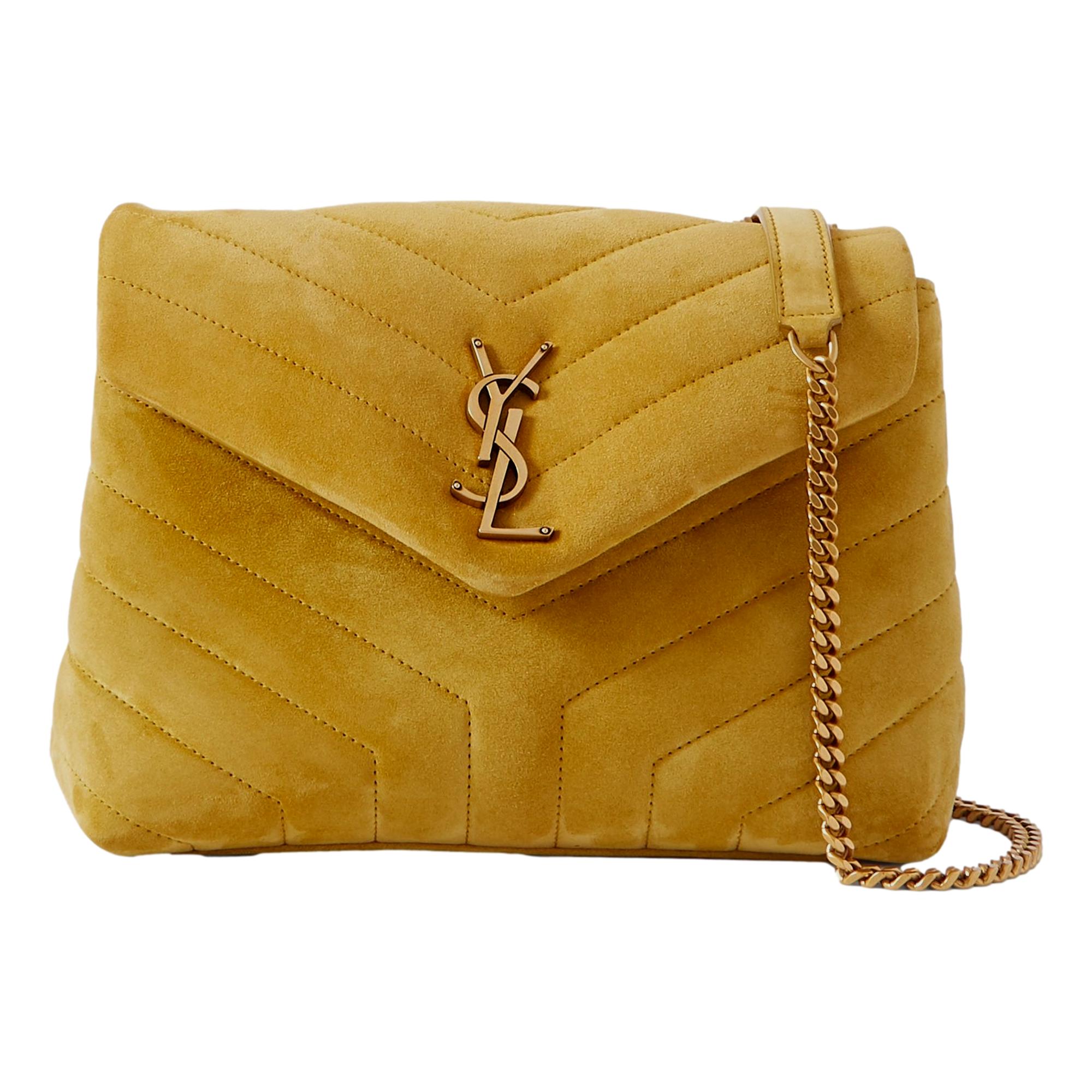 Saint Laurent Suede Medium Shoulder Bag: Chic & Versatile Style -   Shop Bags 