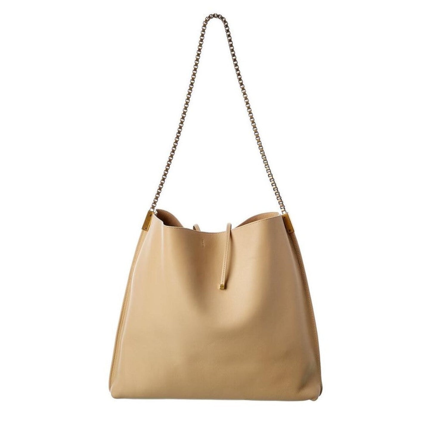 Saint Laurent Suzanne Hobo Bag - Beige Calfskin Elegance -   Shop Bags LLC 