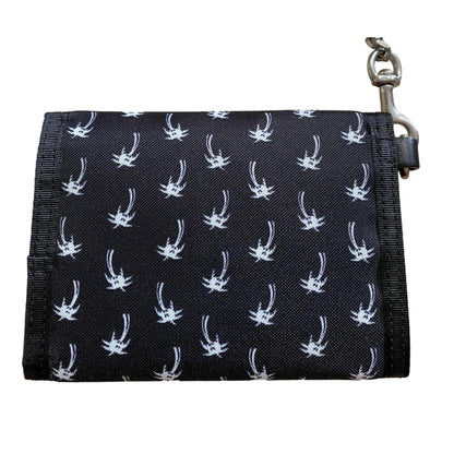 Saint Laurent Wallet: Sleek Black Wallet with Palm Print & Chain -   Shop Bags LLC 