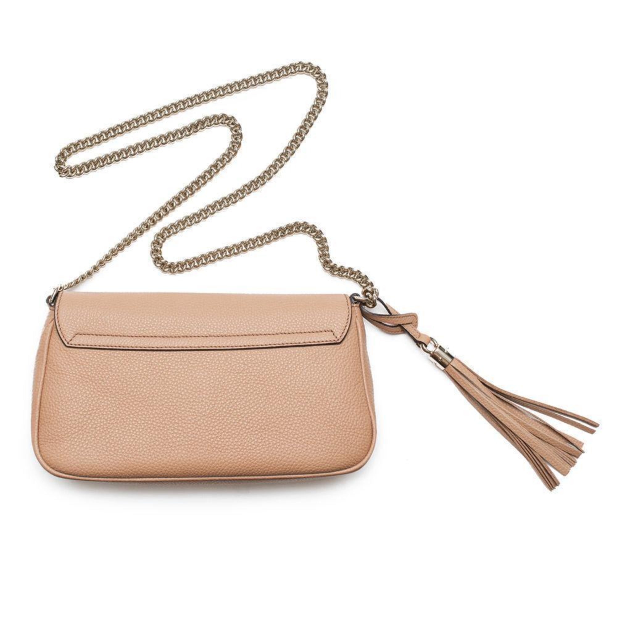 Gucci Soho Disco GG Tassel Beige Crossbody - Elegance Meets Function