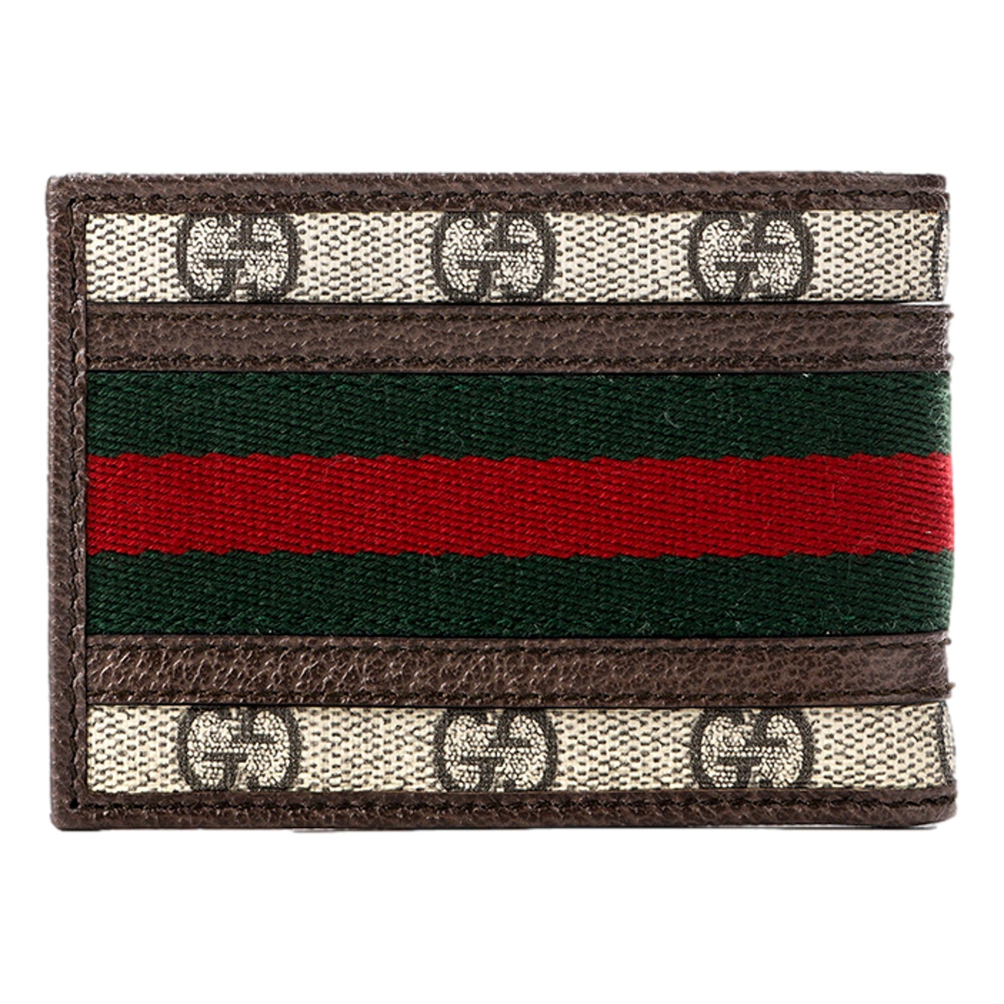 Stripe Mini Bifold Wallet - Gucci Ophidia GG Canvas Elegance -   Shop Bags LLC