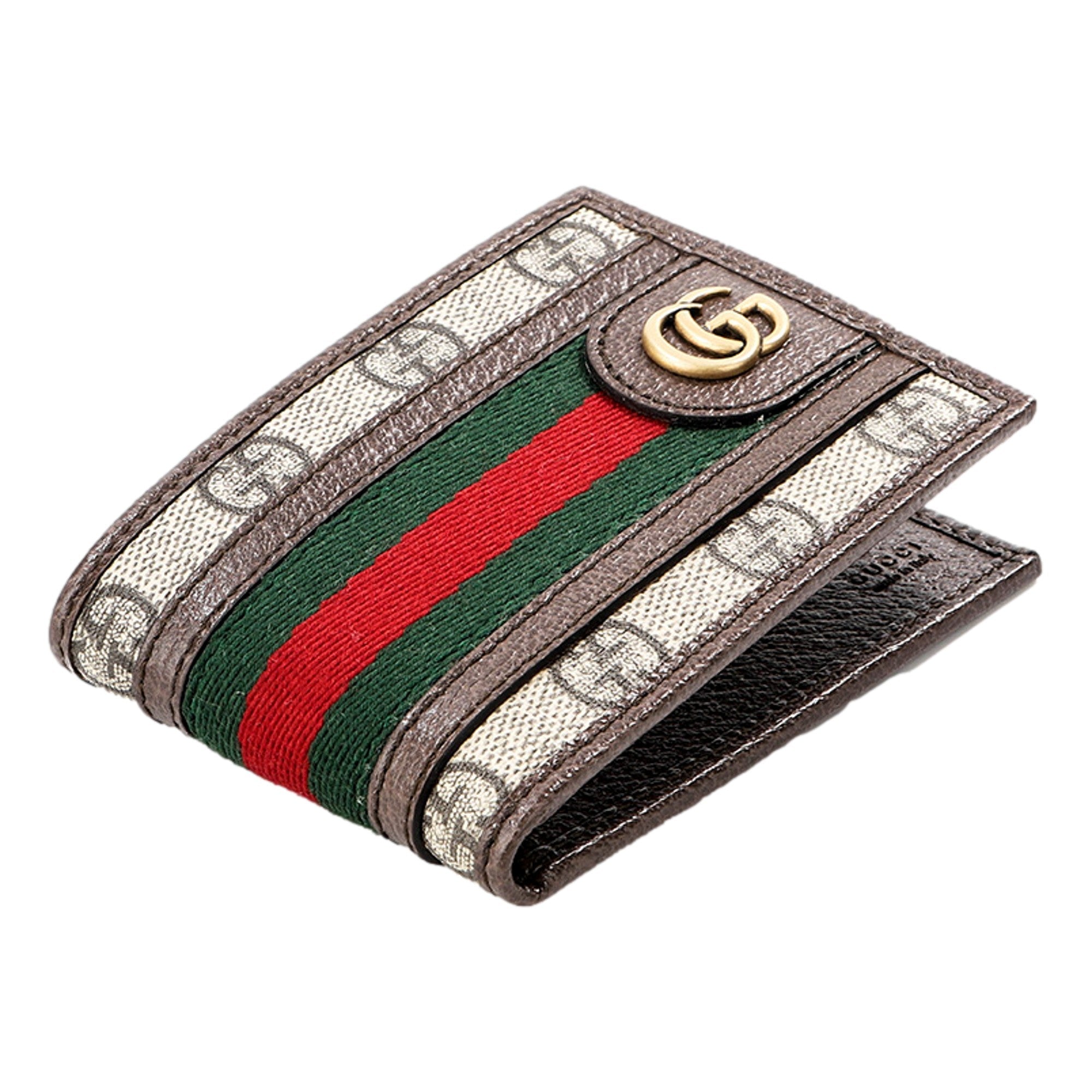 Stripe Mini Bifold Wallet - Gucci Ophidia GG Canvas Elegance -   Shop Bags LLC
