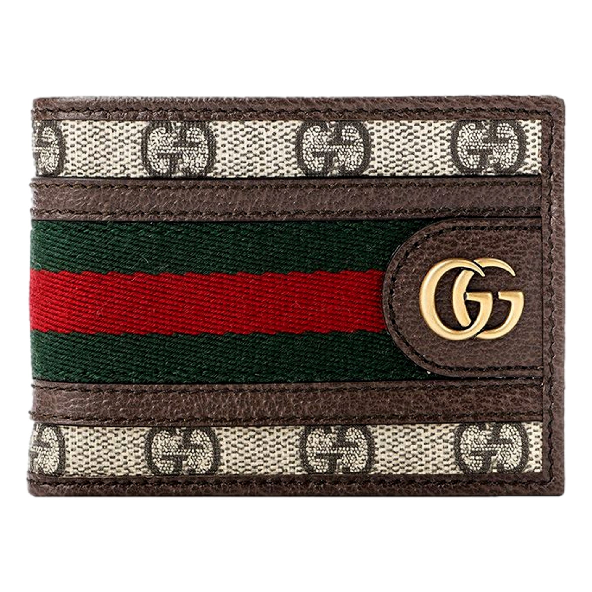 Stripe Mini Bifold Wallet - Gucci Ophidia GG Canvas Elegance -   Shop Bags LLC