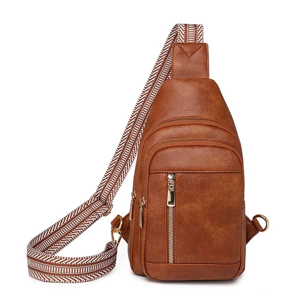 Stylish Retro Bag: Versatile Brown Crossbody Bag for Everyday Use -  