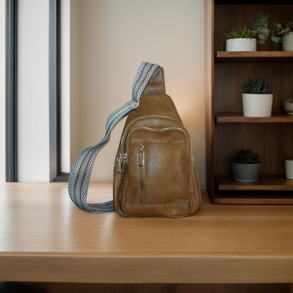 Stylish Retro Bag: Versatile Brown Crossbody Bag for Everyday Use -  