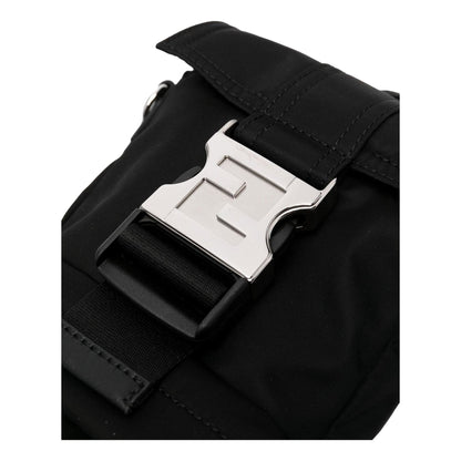 Stylish & Sustainable Small Fendi Backpack - Black Nylon Elegance -   Shop Bags 