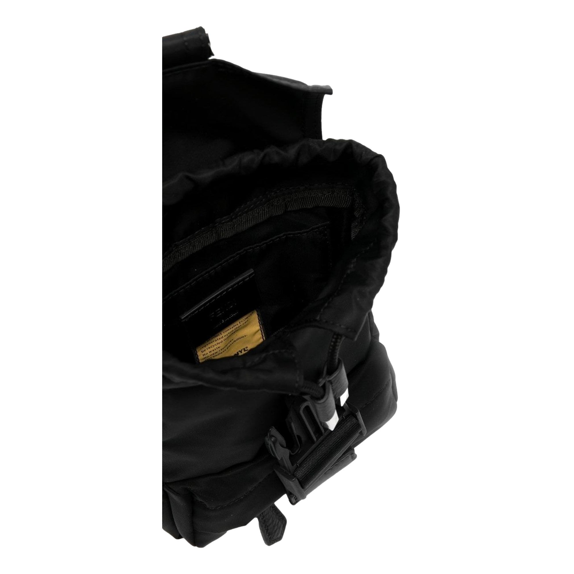 Stylish & Sustainable Small Fendi Backpack - Black Nylon Elegance -   Shop Bags 