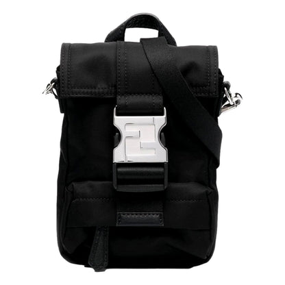 Stylish & Sustainable Small Fendi Backpack - Black Nylon Elegance -   Shop Bags LLC
