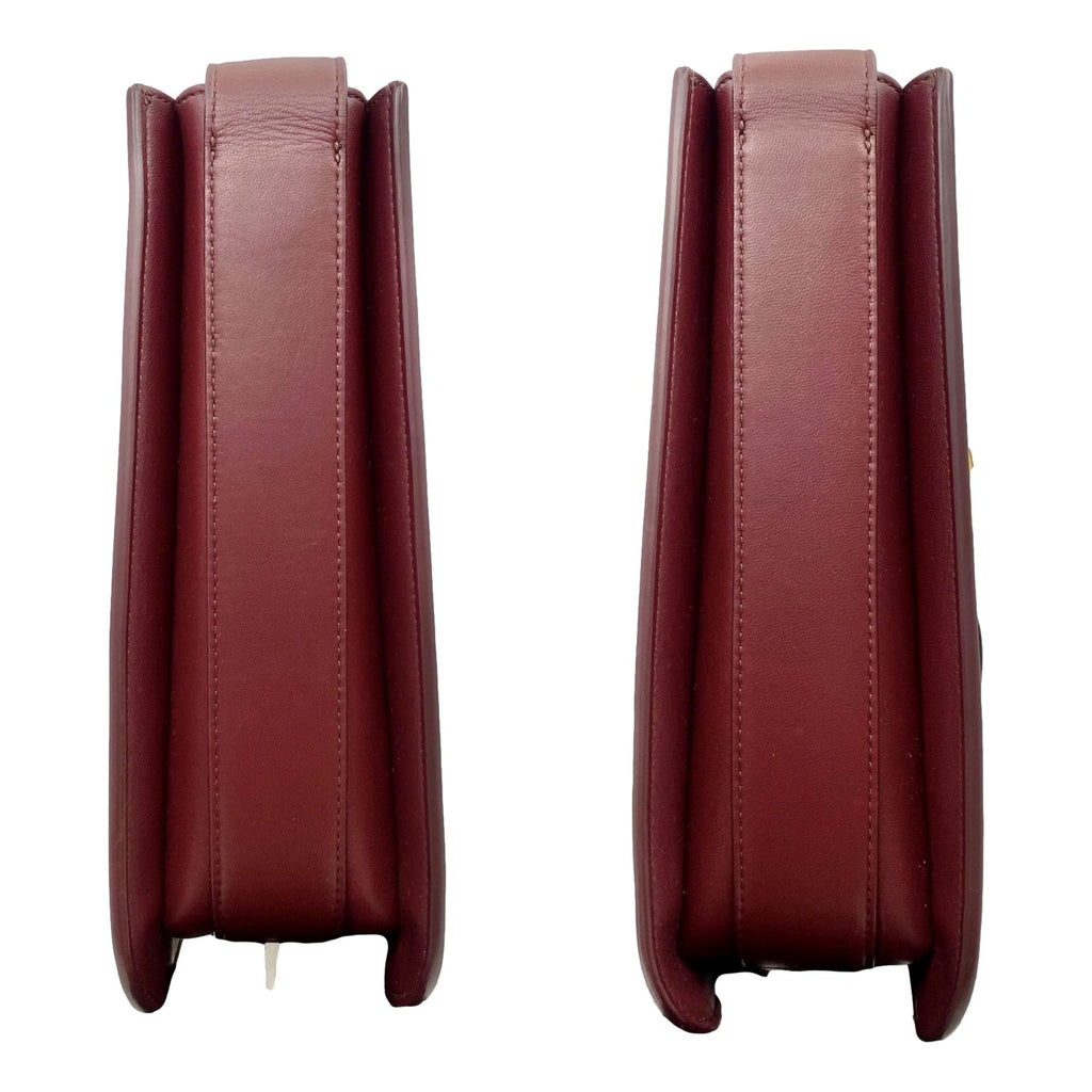 Stylish Women's Shoulder Bag - Bottega Veneta Marie in Bordeaux Red -   Shop Bags LLC 