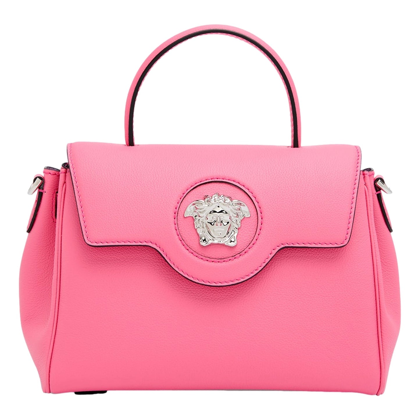 Top Handle Bag: Flamingo Pink Handbag - Versace Luxury Statement -   Shop Bags LLC 