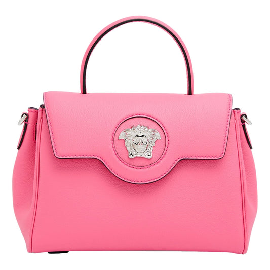 Top Handle Bag: Flamingo Pink Handbag - Versace Luxury Statement -   Shop Bags LLC 