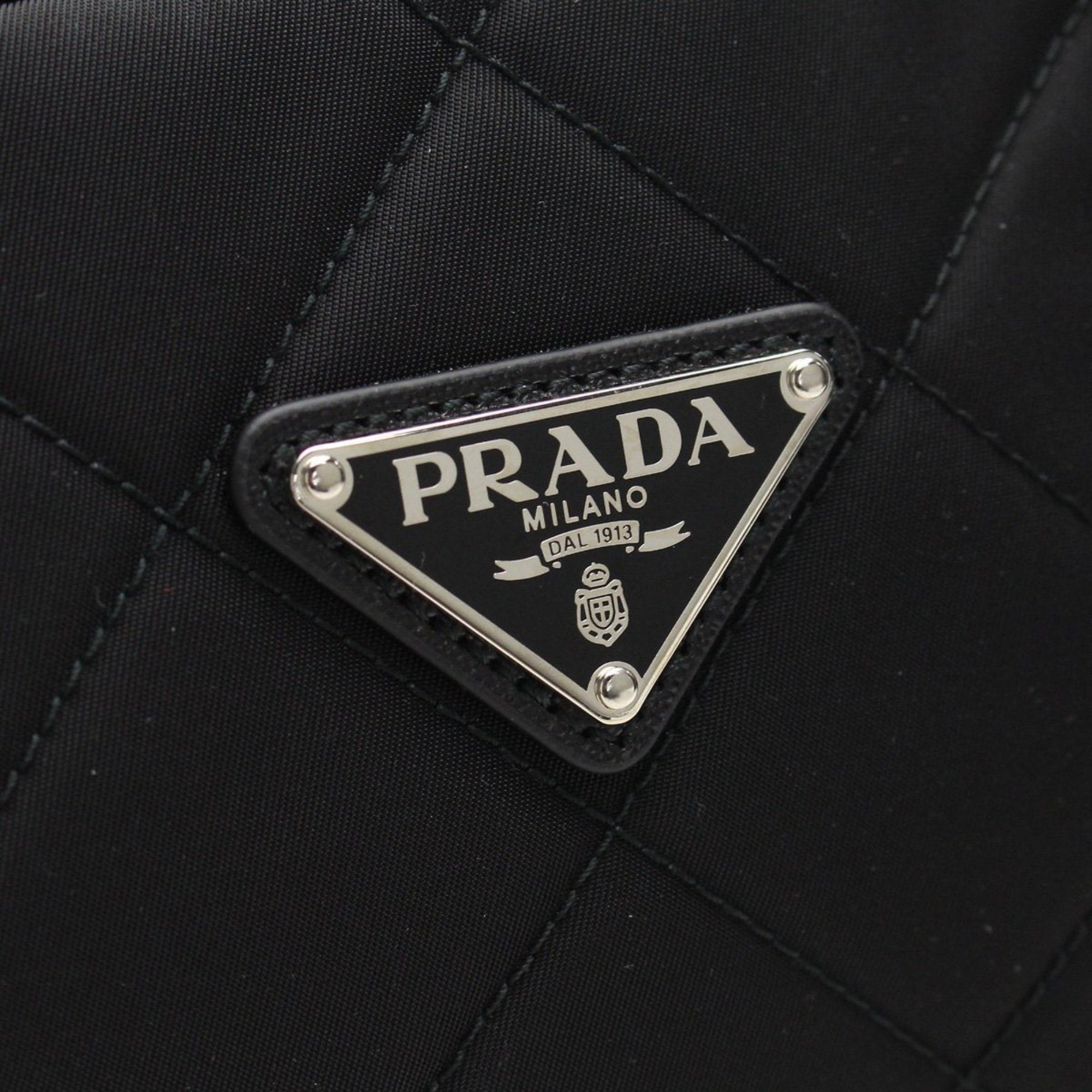 Prada Quilted Black Nylon Shoulder Bag - Luxury & Security Combined