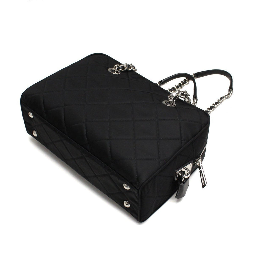 Prada Quilted Black Nylon Shoulder Bag - Luxury & Security Combined