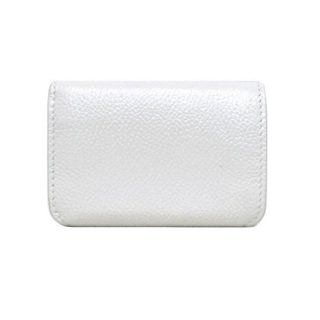 Balenciaga White Wallet - Leather Trifold Luxury Wallet for Style