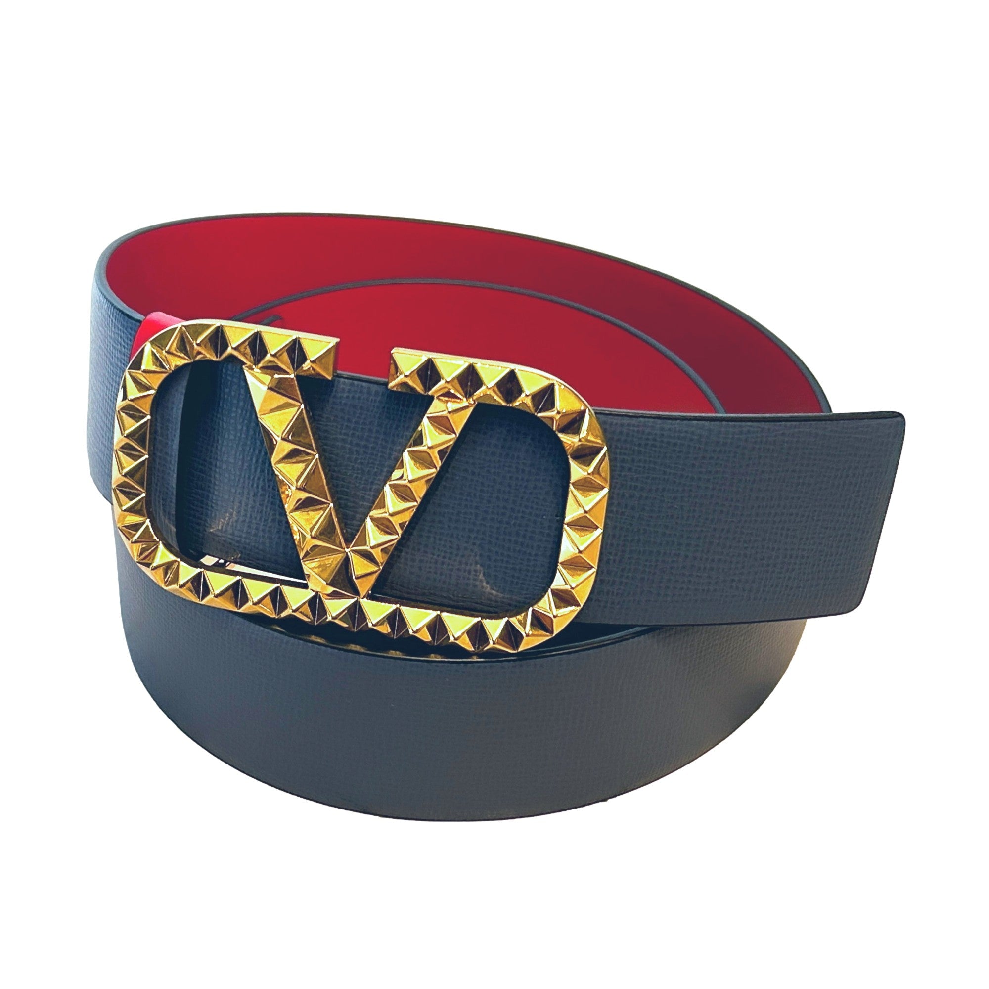 Valentino Garavani VLogo Stud Reversible Belt in Size 95 - Shop Now -   Shop Bags 