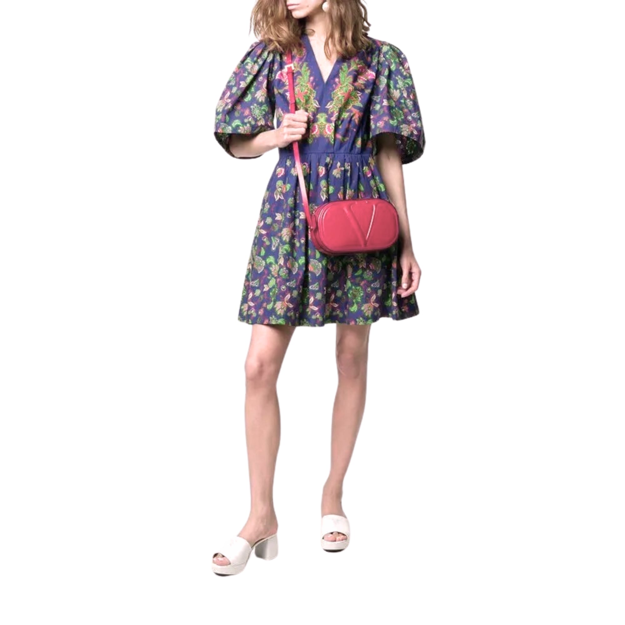 Valentino Garavani VLogo Walk Crossbody Bag - Elegant Pink Leather -   Shop Bags
