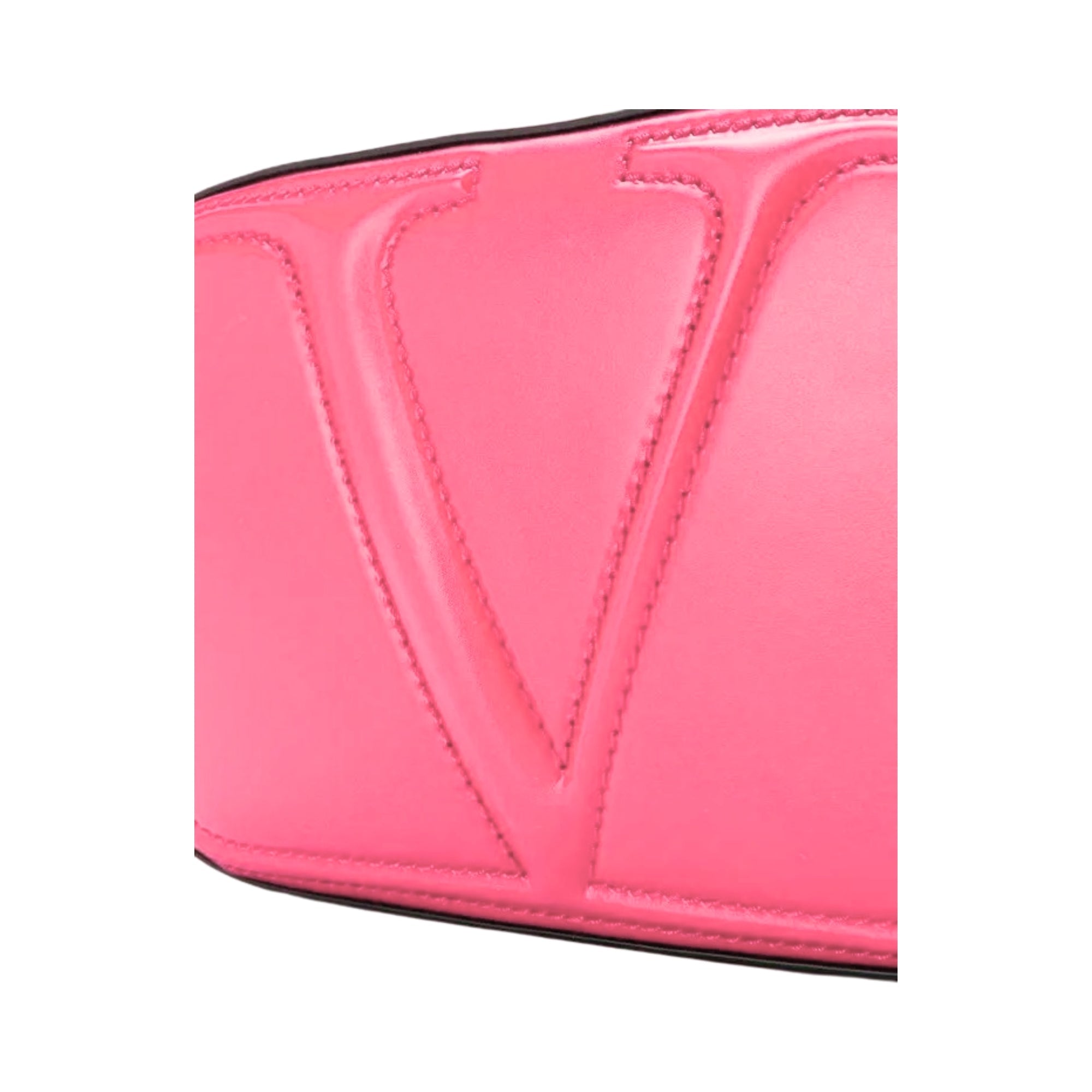 Valentino Garavani VLogo Walk Crossbody Bag - Elegant Pink Leather -   Shop Bags