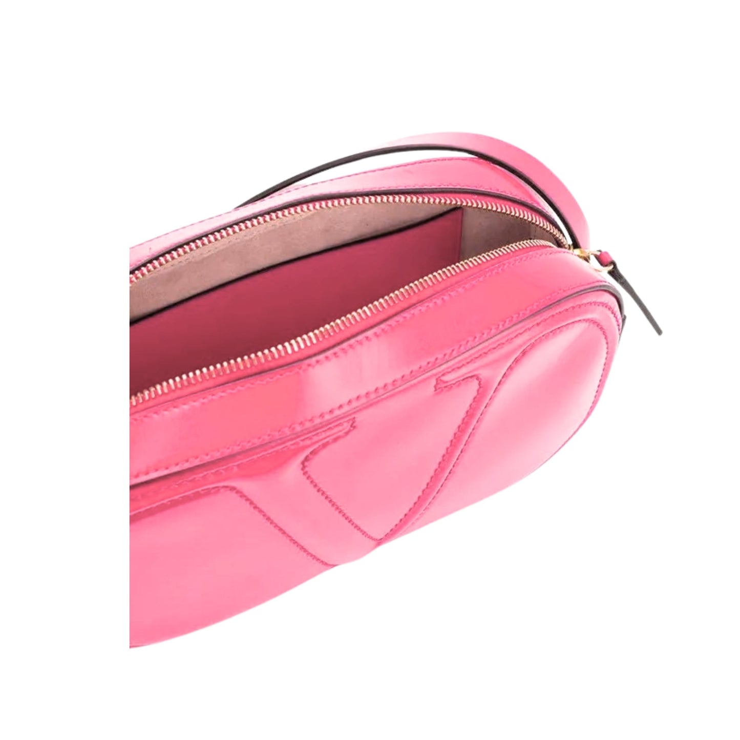 Valentino Garavani VLogo Walk Crossbody Bag - Elegant Pink Leather -   Shop Bags