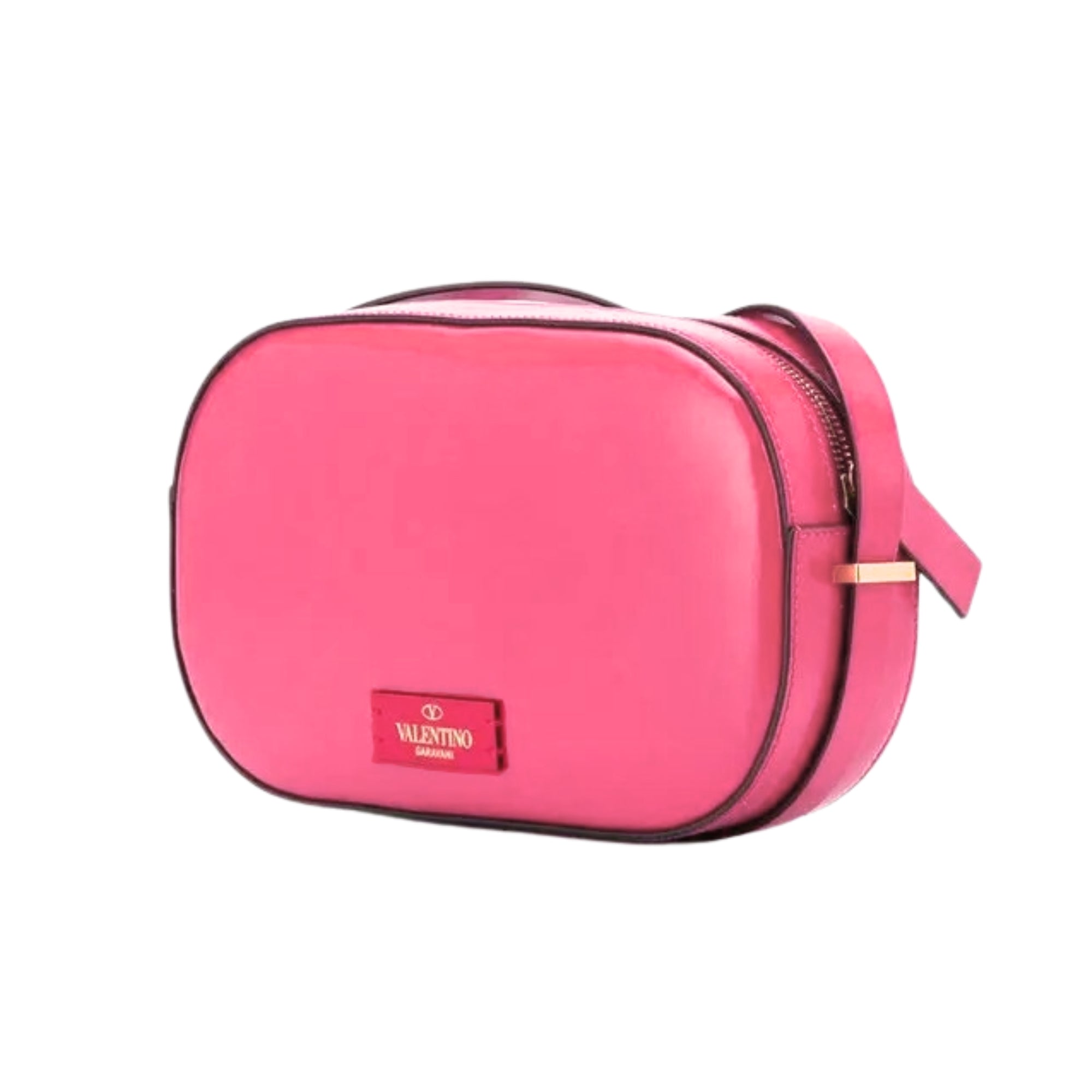 Valentino Garavani VLogo Walk Crossbody Bag - Elegant Pink Leather -   Shop Bags