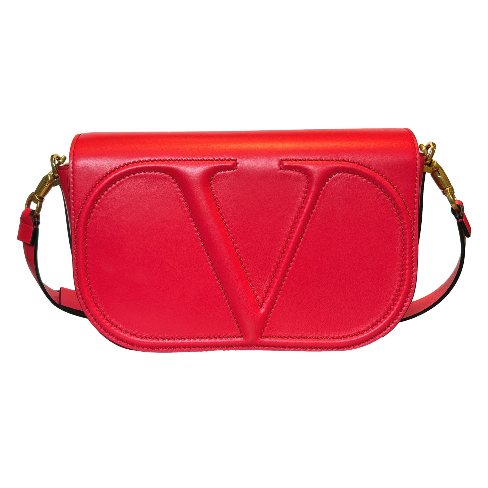 Valentino Garavani VLogo Walk Large Crossbody Bag - Bold Red Elegance -   Shop Bags 